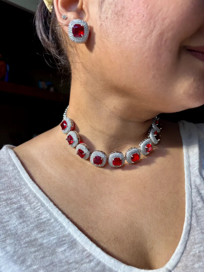 The Soul In Red Ruby Choker