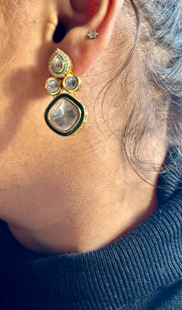 Uncut Kundan Polki Statement Necklace