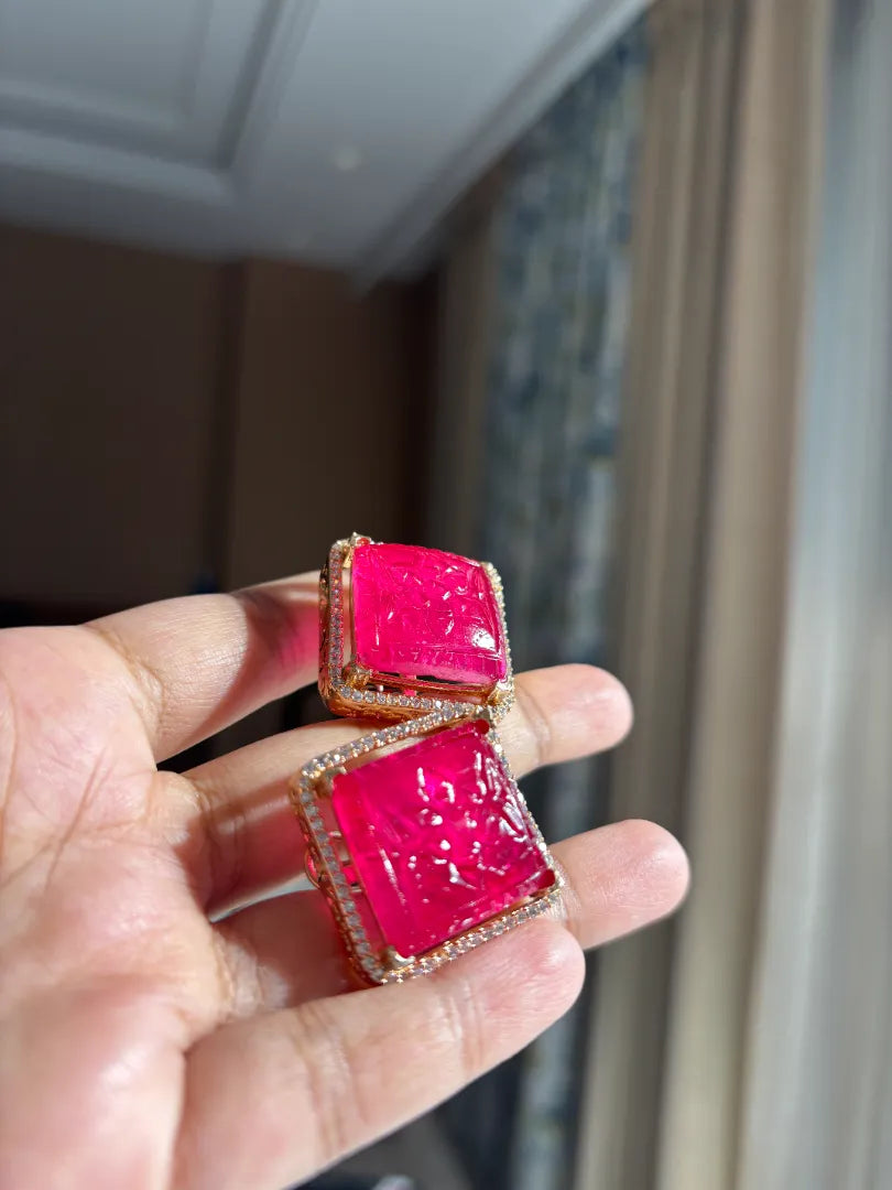 Ethereal Bloom Green Choker Set