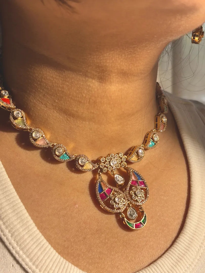 Amara Semi Precious Stones Necklace