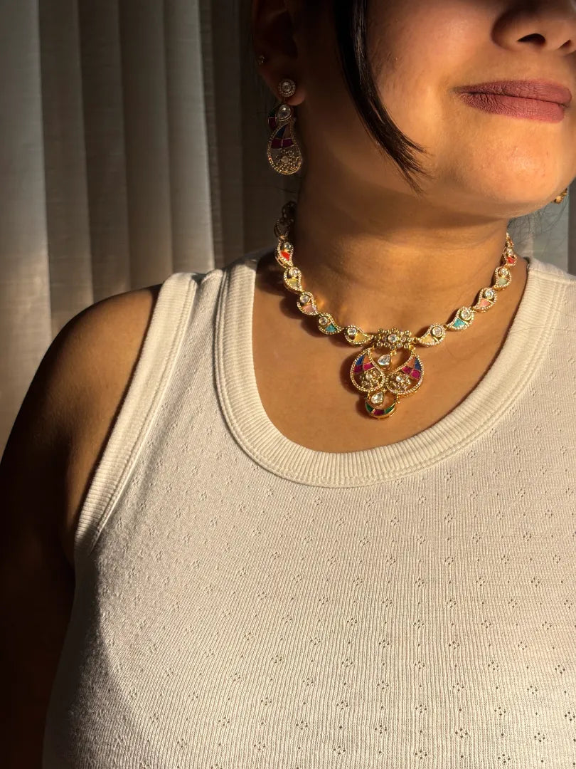 Amara Semi Precious Stones Necklace