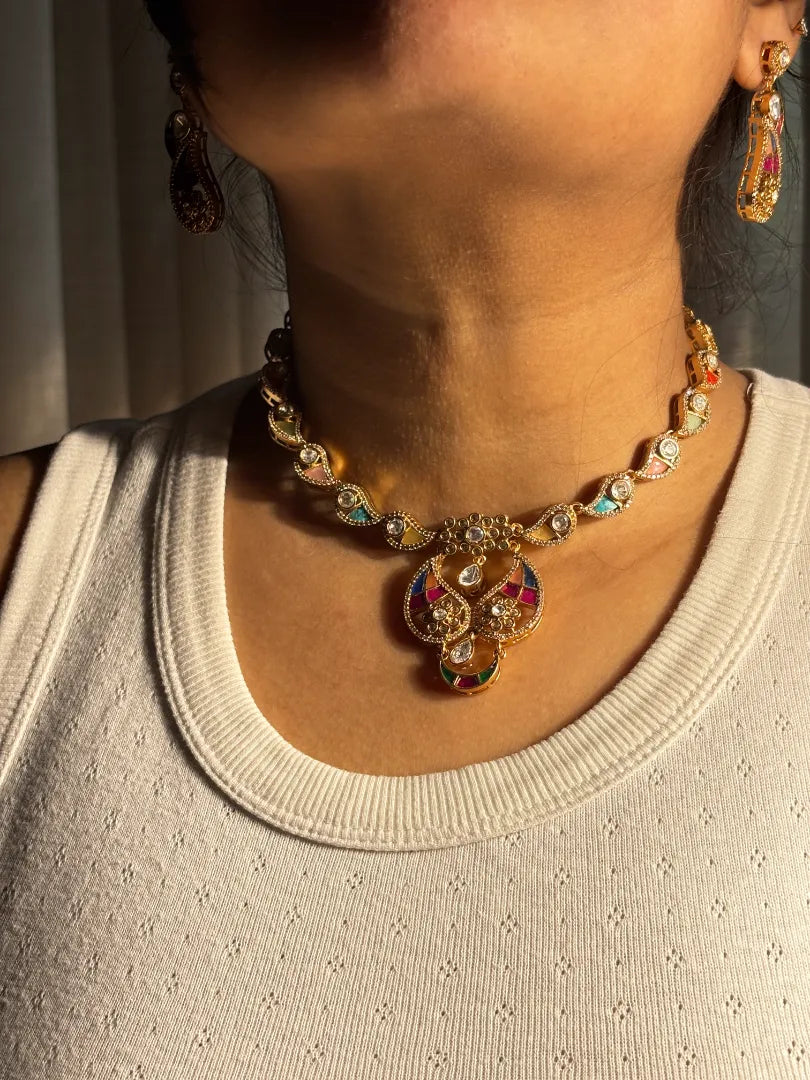 Amara Semi Precious Stones Necklace