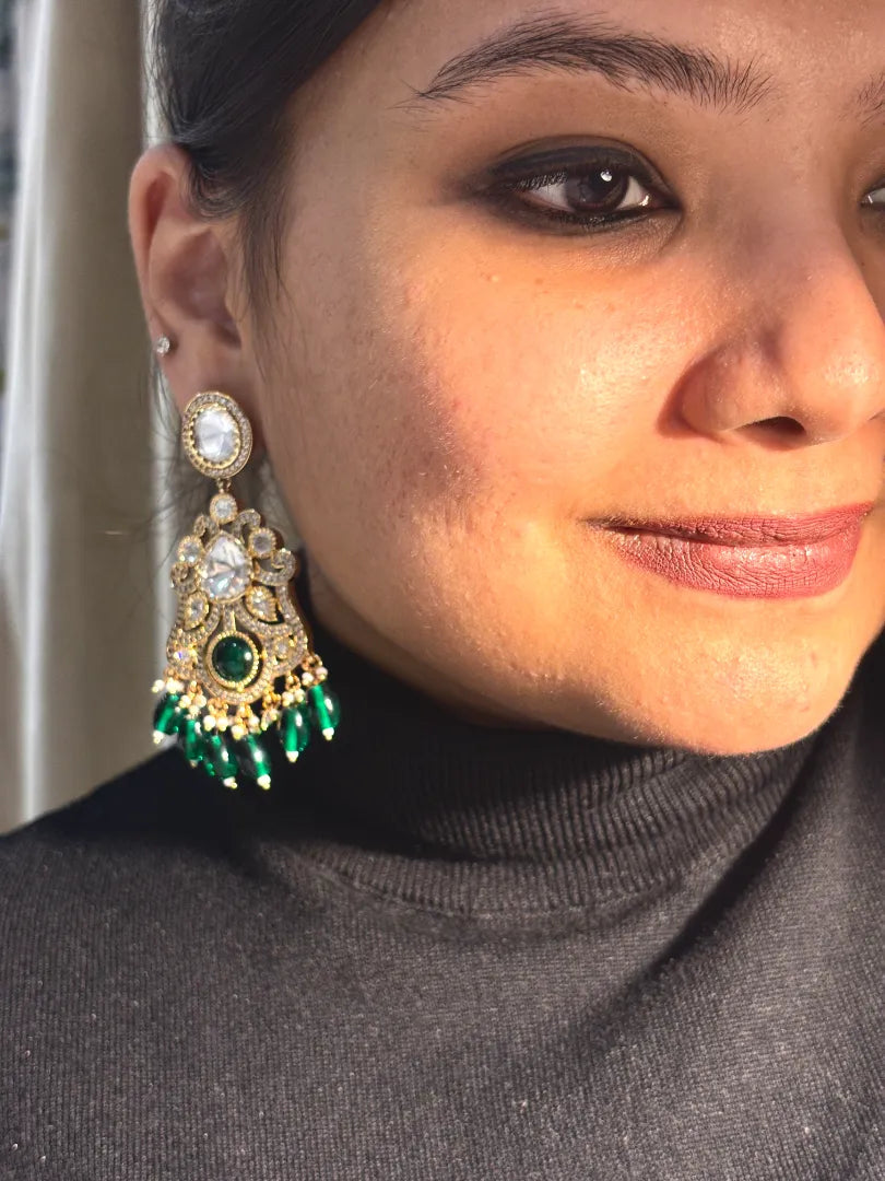 Amara Green Earring