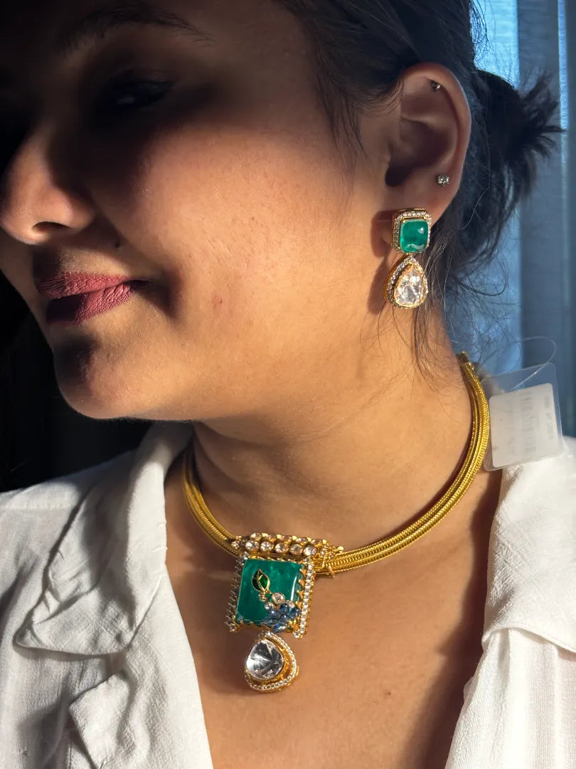 Iraaya Green Hasli Set