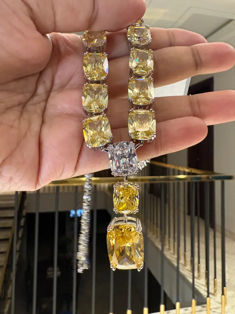 Aurora Muse Citrine Necklace Set