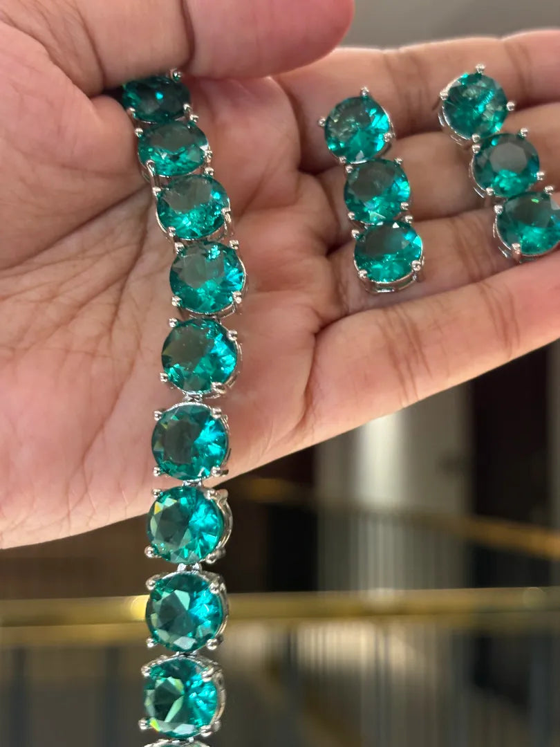 Aquamarine Aura Choker