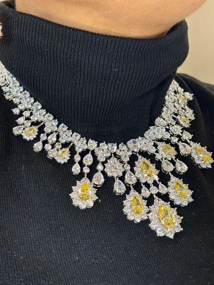 Aurora Amber Kiss Citrine Necklace