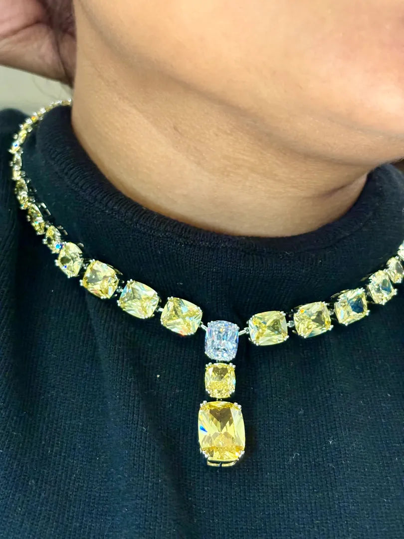 Aurora Muse Citrine Necklace Set