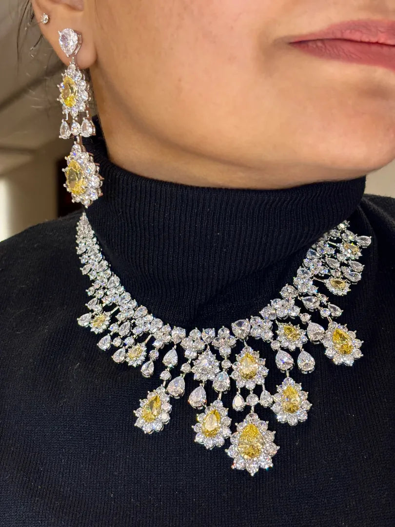 Aurora Amber Kiss Citrine Necklace