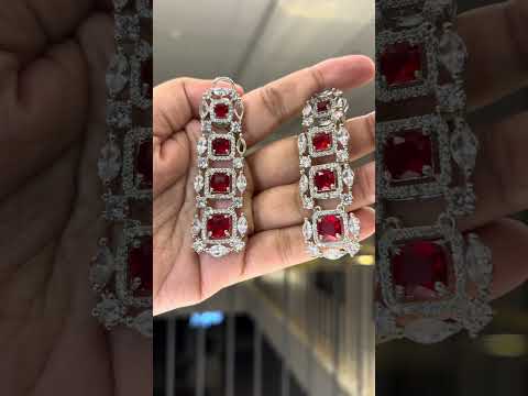 Ruby Woo Three Layered Necklace